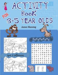 Activity Book for 3 - 5 Year Olds