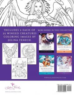 Winged Magic - Fantasy Creatures and Winged Animals Coloring Book
