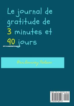 Le Journal De Gratitude De 3 Minutes Et 90 Jours - Un Journal Pour Les Garçons: Un Journal De Réflexion Positive Et De Gratitude Pour Les Garçons Pour ... Le Bien-Etre (669 X 961 Pouces 103 Pages)