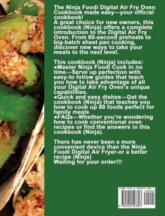 The Official Ninja Foodi Digital Air Fry Oven Cookbook: 80 Recipes for Quick and Easy Make With Your Ninja Foodi Air Fry Oven