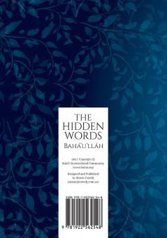 The Hidden Words - Baha'u'llah (Illustrated Bahai Prayer Book)