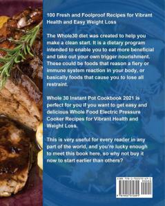 Whole 30 Instant Pot Cookbook 2021