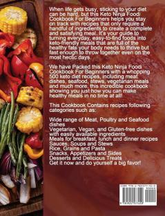 The Complete Keto Ninja Foodi Cookbook: 500 Delicious & Easy Keto Recipes for Your Ninja Foodi Pressure Cooker