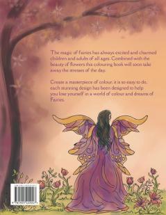 Fairies and Flowers: Adult Colouring Book