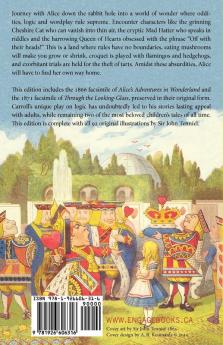 Alice's Adventures in Wonderland and Through the Looking-Glass (Illustrated Facsimile of the Original Editions) (Engage Books)
