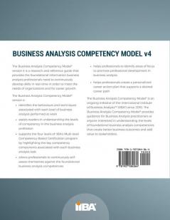 The Business Analysis Competency Model version 4