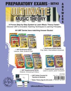 Preparatory Music Theory Exams Set #2 Answer Book Ultimate Music Theory Exam Series