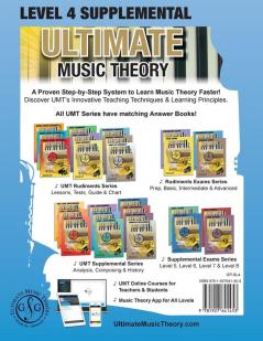 LEVEL 4 Supplemental - Ultimate Music Theory: The LEVEL 4 Supplemental Workbook is designed to be completed with the Basic Rudiments Workbook.: 24 (Umt Supplemental Workbook)