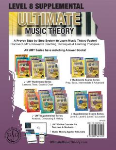 LEVEL 8 Supplemental - Ultimate Music Theory: The LEVEL 8 Supplemental Workbook is designed to be completed with the Advanced Rudiments Workbook.: 32 (Umt Supplemental Workbook)