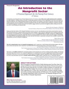 An Introduction to the Nonprofit Sector: : A Practical Approach for the Twenty-First Century