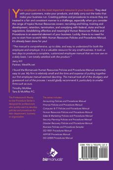 Human Resources Policies and Procedures Manual