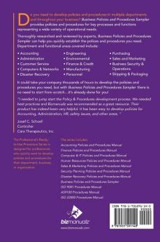 Business Policies and Procedures Sampler