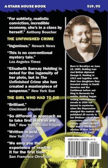 The Unfinished Crime / The Girl Who Had to Die