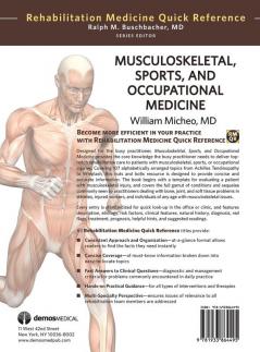 Musculoskeletal Sports and Occupational Medicine