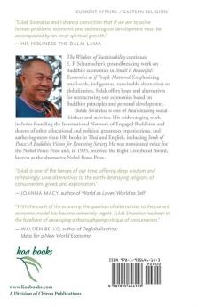 Wisdom of Sustainability: Buddhist Economics for the 21st Century