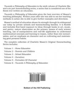 Towards a Philosophy of Education: Charlotte Mason Homeschooling Series Vol. 6