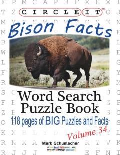 Circle It Bison Facts Word Search Puzzle Book