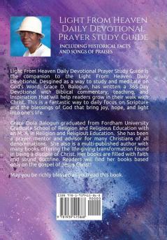 Light From Heaven Daily Devotional Prayer Study Guide Including Historical Facts And Songs of Praises