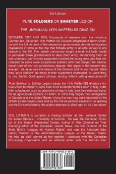 Pure Soldiers Or Sinister Legion -The Ukrainian 14th Waffen-SS Division