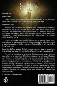 Christ Returns Speaks His Truth