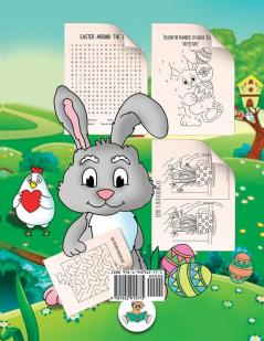 The Eggtreme Easter Activity Book for Kids: The Ultimate Easter Egg Hunt with Dot-to-Dot Word Search Spot-the-Difference and Mazes for Boys and Girls