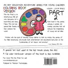 The Adventures of Mimi the Artist: Part 2- Just In Time - Coloring Book Version