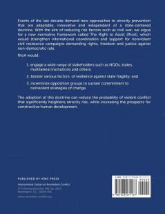 Preventing Mass Atrocities: From a Responsibility to Protect (RtoP) to a Right to Assist (RtoA) Campaigns of Civil Resistance