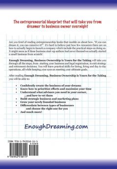 Enough Dreaming: Business Ownership is Yours for the Taking