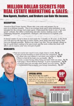 MILLION DOLLAR SECRETS for REAL ESTATE MARKETING and SALES