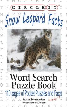 Circle It Snow Leopard Facts Word Search Puzzle Book