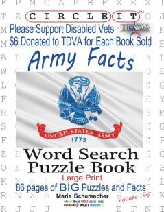 Circle It Army Facts Word Search Puzzle Book