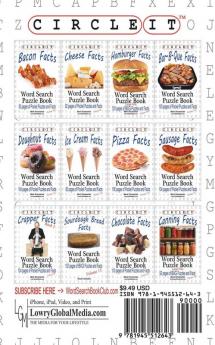Circle It Pizza Facts Word Search Puzzle Book