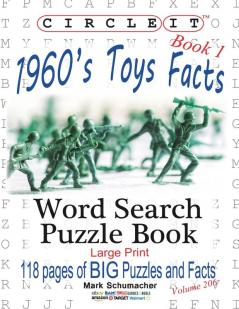 Circle It 1960s Toys Facts Book 1 Word Search Puzzle Book