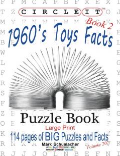 Circle It 1960s Toys Facts Book 2 Word Search Puzzle Book
