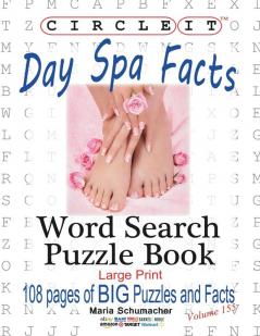 Circle It Day Spa Facts Word Search Puzzle Book