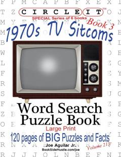 Circle It 1970s Sitcoms Facts Book 3 Word Search Puzzle Book