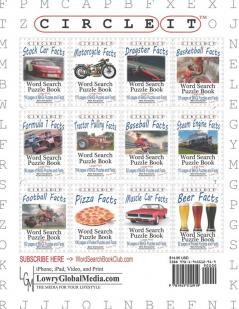 Circle It Formula 1 / Formula One / F1 Facts Word Search Puzzle Book