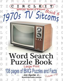 Circle It 1970s Sitcoms Facts Book 6 Word Search Puzzle Book