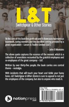Landt Switchgear And Other Stories:Memoirs Of Employees Who Made Larsen And Toubro Great (Pb)