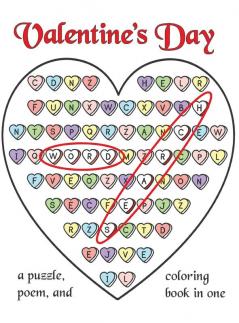 Valentine's Day Word Search: A Puzzle Poem and Coloring Book in One