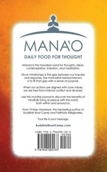 Manao: April: 4 (Manao Monthly Journals with Daily Food for Thought)