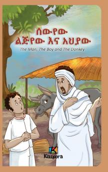 The Man The Boy and The Donkey - Amharic Children's Book