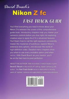 David Busch's Nikon Z fc FAST TRACK GUIDE