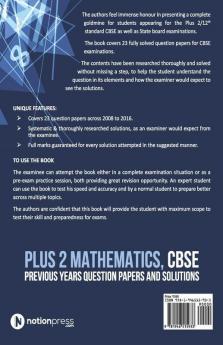 Plus 2 Mathematics Cbse – Previous Years Question Papers And Solutions.