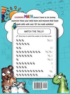 Kindergarten Math Workbook: 101 Fun Math Activities and Games Addition and Subtraction Counting Worksheets and More Kindergarten and 1st Grade ... 5-7 Homeschool (Homeschool Activity Books)