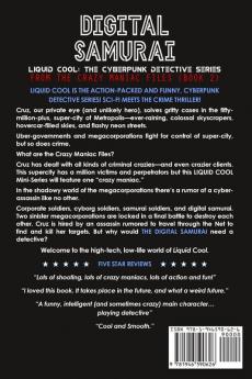 Digital Samurai: Liquid Cool: The Cyberpunk Detective Series (From the Crazy Maniac Files Book Two): 2 (Liquid Cool: From the Crazy Maniac Files)