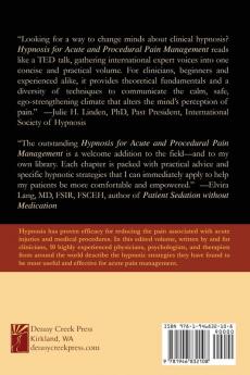 Hypnosis for Acute and Procedural Pain Management: Favorite Methods of Master Clinicians: 3 (Voices of Experience)