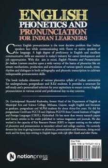 English Phonetics And Pronunciation For Indian Learners