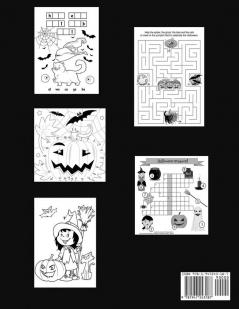 Happy Halloween Activity Book for Kids