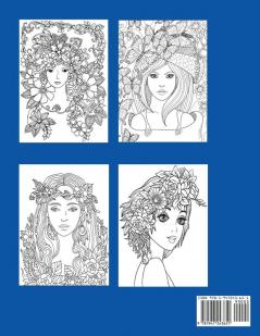 Fabulous Faces Coloring Book